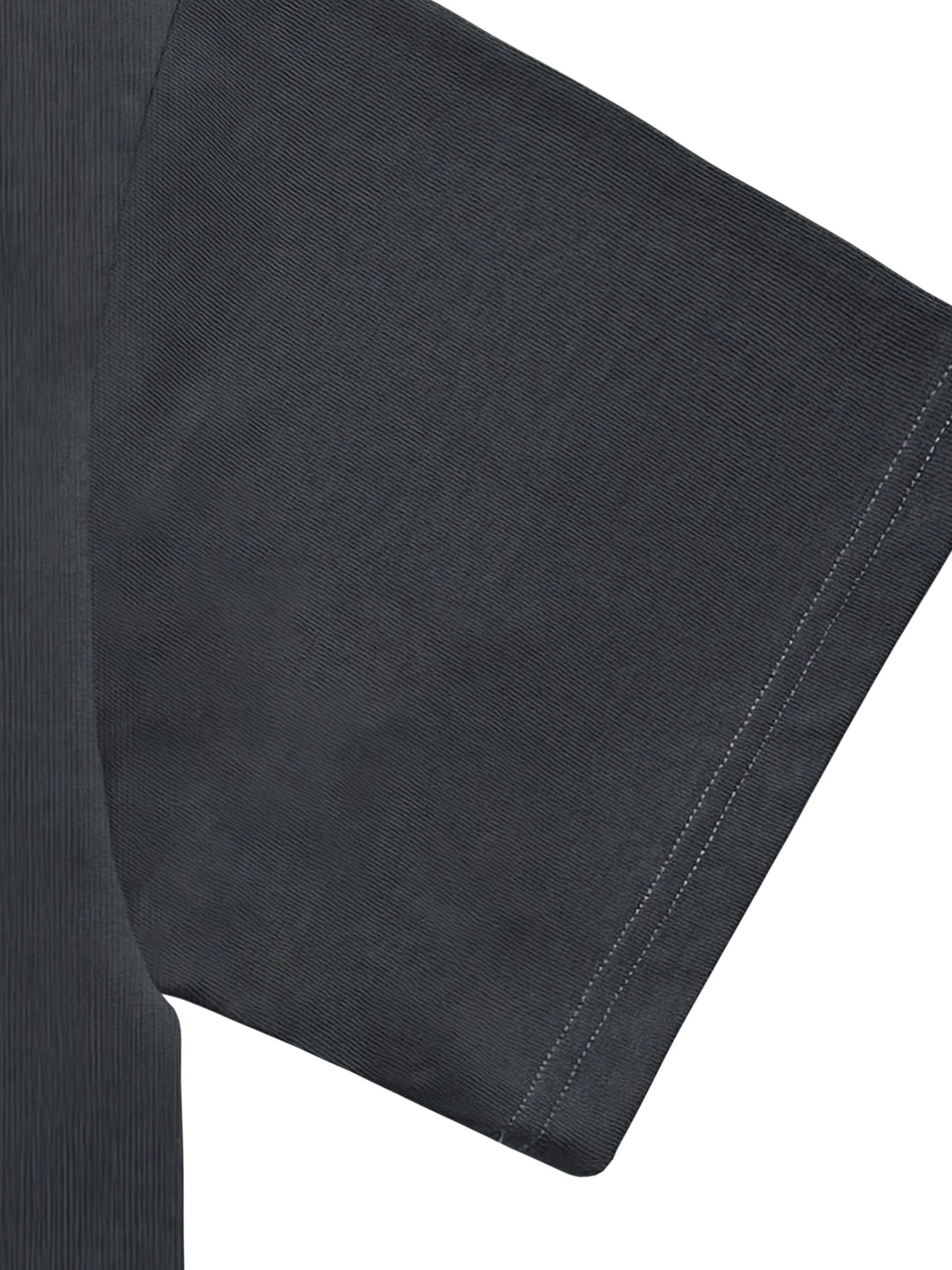 Gratitude Babe™ I Am The Magic Heavyweight Knitted Round Neck Tee Black