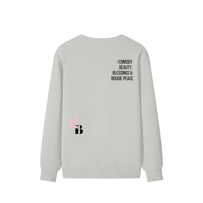 Gratitude Babe™ “Bougie Peace” Classic Unisex Cotton Sweater