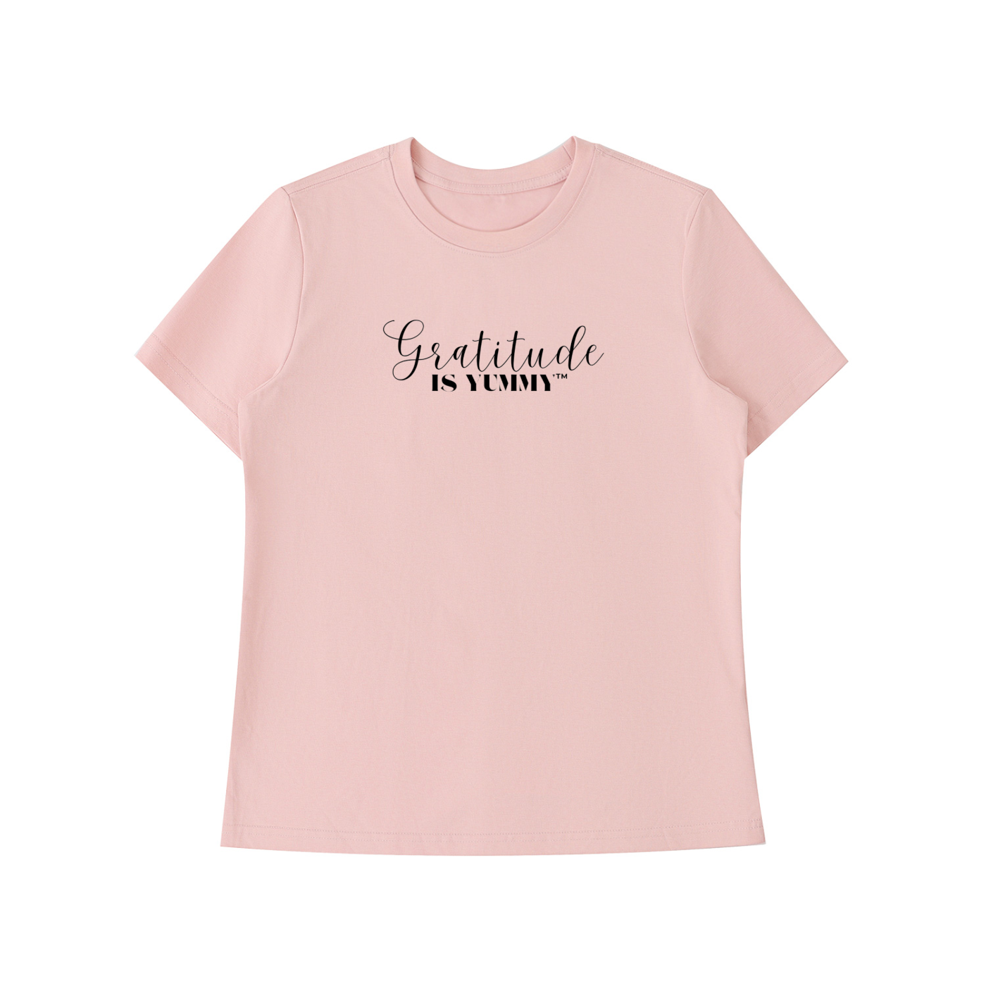 Gratitude is Yummy Essential Standard Shoulder T-Shirt Light Colors