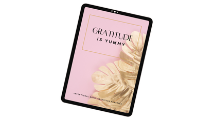 Gratitude is Yummy Digital Journal Download - Gratitude Babe™

