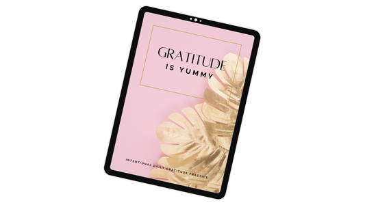 Gratitude is Yummy Digital Journal Download - Gratitude Babe™
