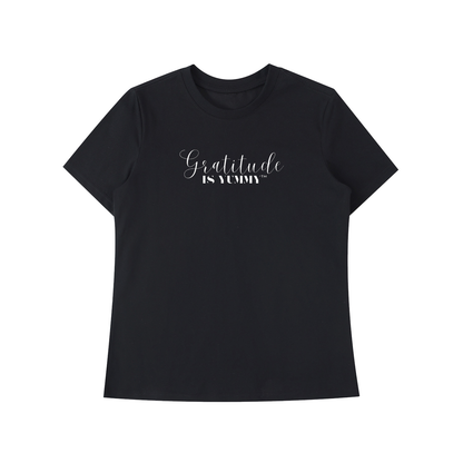 Gratitude Is Yummy™ Essential Tee Dark Colors