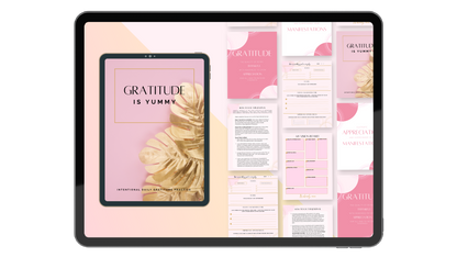 Gratitude is Yummy Digital Journal Download