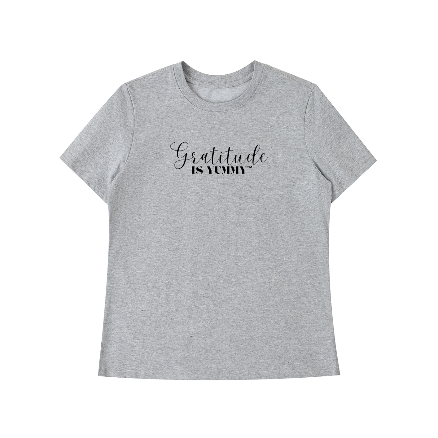 Gratitude is Yummy Essential Standard Shoulder T-Shirt Light Colors