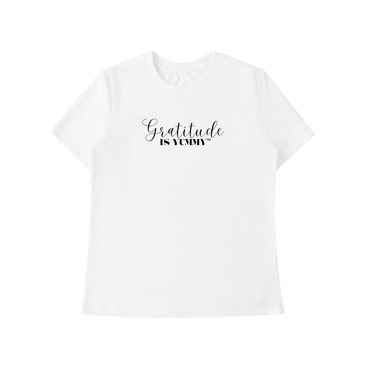 Gratitude is Yummy Essential Standard Shoulder T-Shirt Light Colors