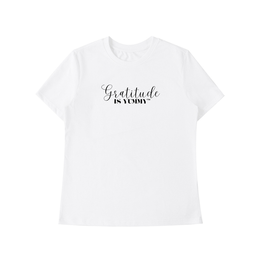 Gratitude is Yummy Essential Standard Shoulder T-Shirt Light Colors