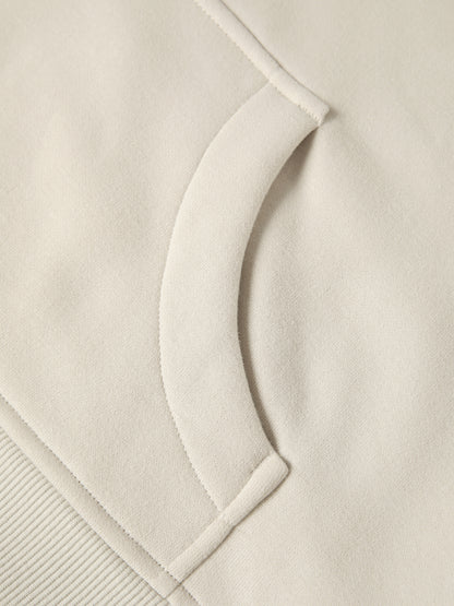 Gratitude Babe™ "Soft Rich Life" Cropped Half-Zip Sweatshirt