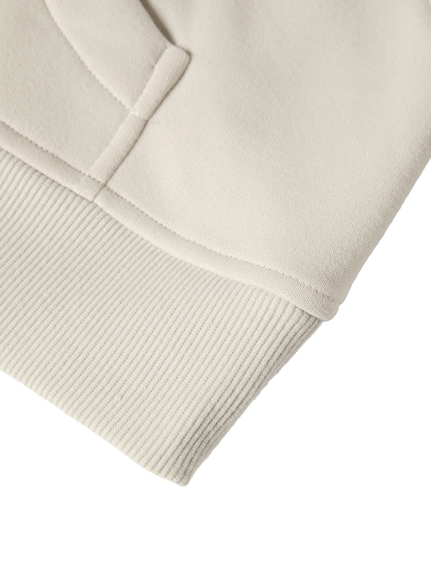 Gratitude Babe™ "Soft Rich Life" Cropped Half-Zip Sweatshirt