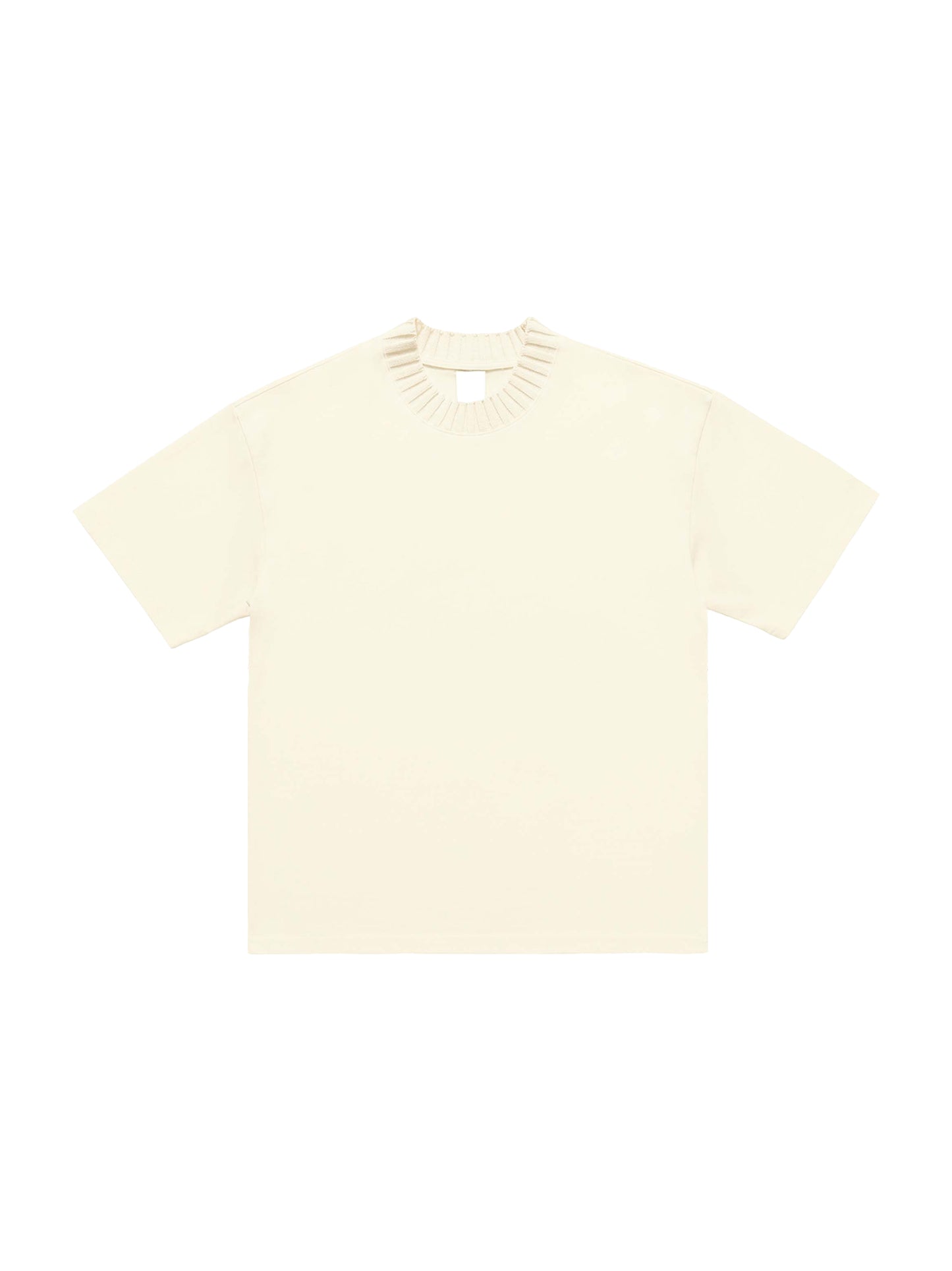 Gratitude Babe™ I Am Magic Heavyweight Knitted Round Neck Tee Apricot